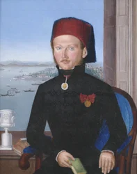 Portrait of a Traveler in Turkish Costume
